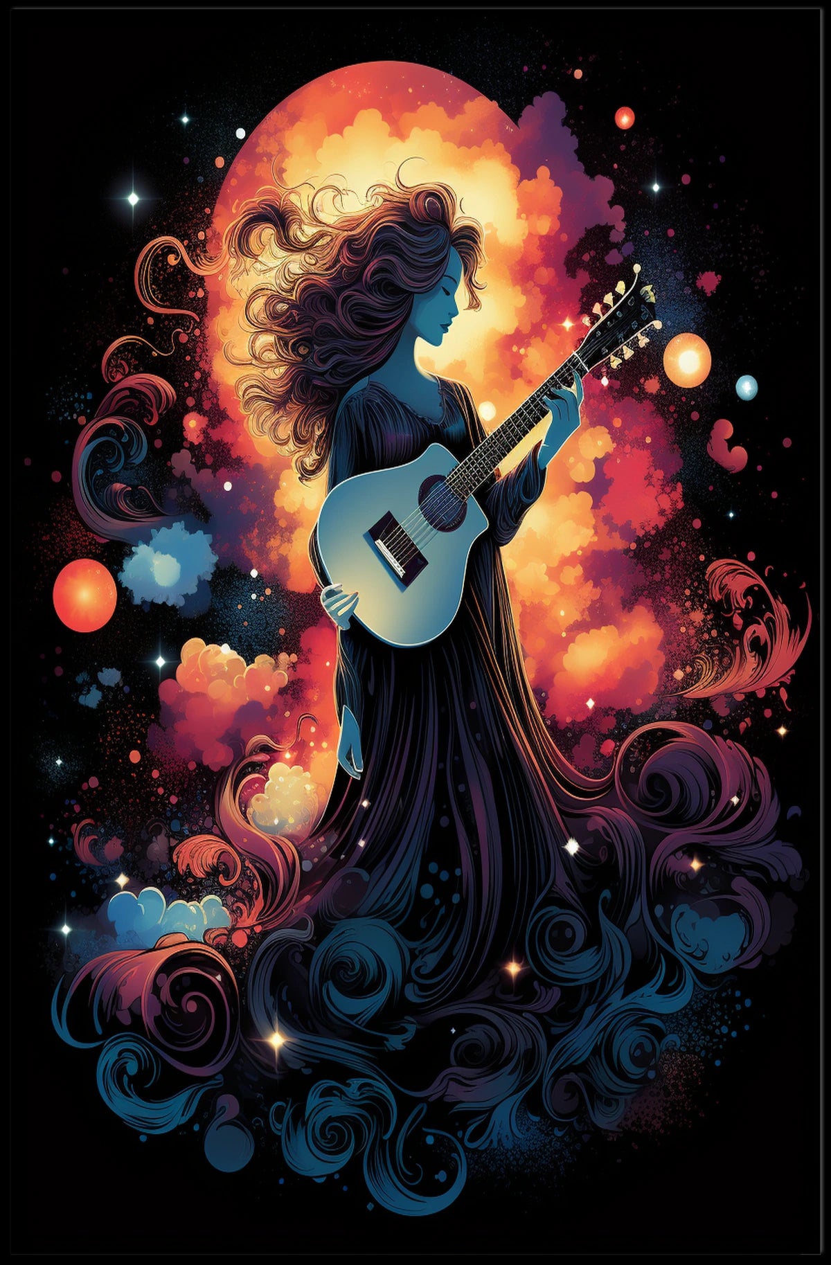 Celestial Melody Poster