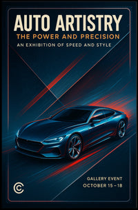 Auto Artistry Exhibition Poster