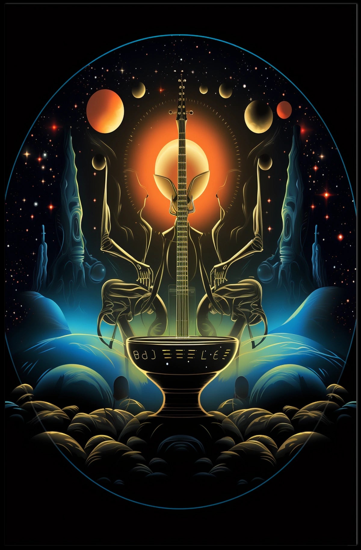 Cosmic Symphony Poster