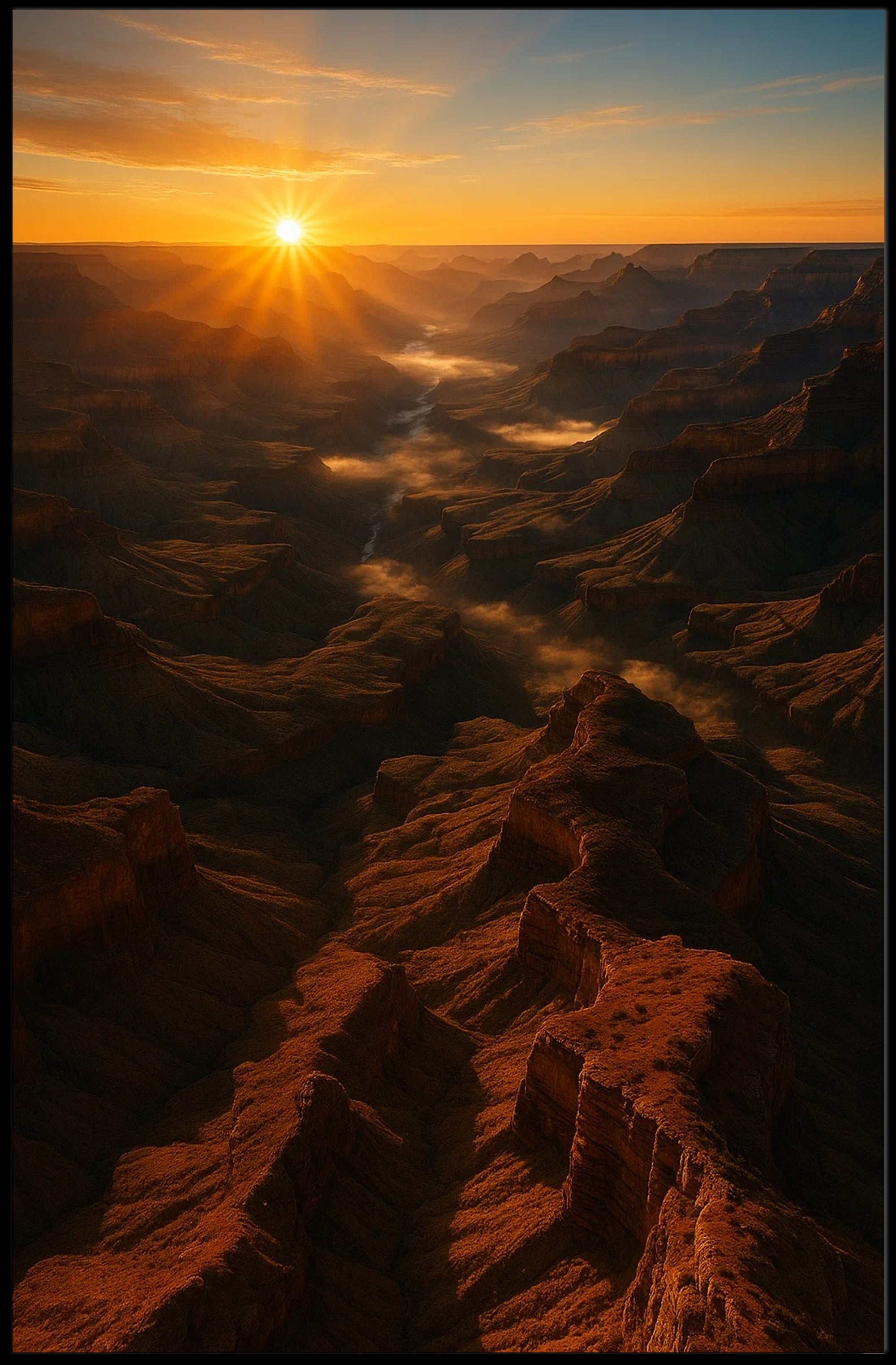 Breathtaking Sunrise Grand Canyon National Park Poster