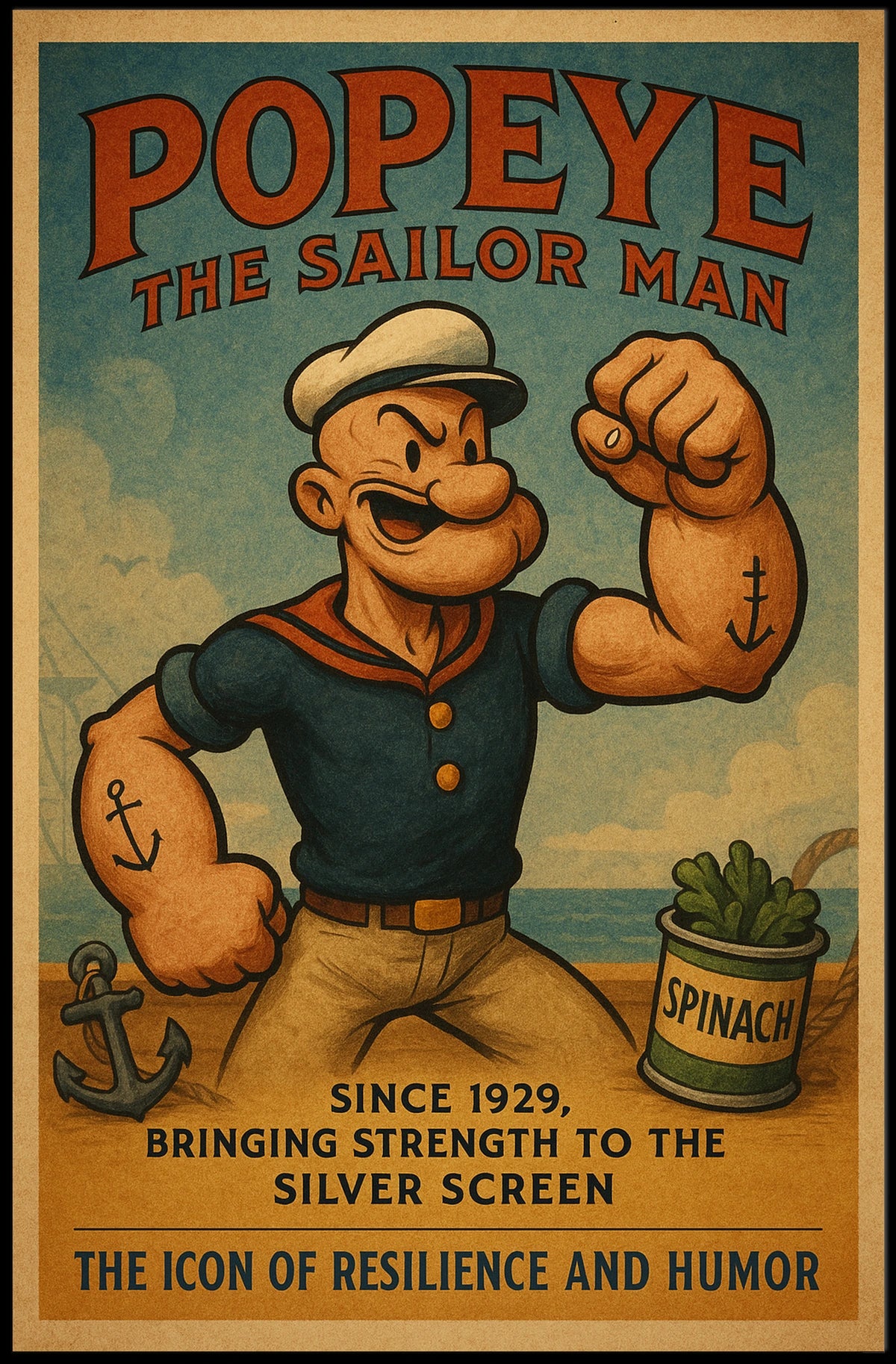Popeye 1929 Art Poster POP-89
