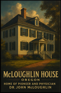 Mcloughlin House Home Of Dr. John Poster
