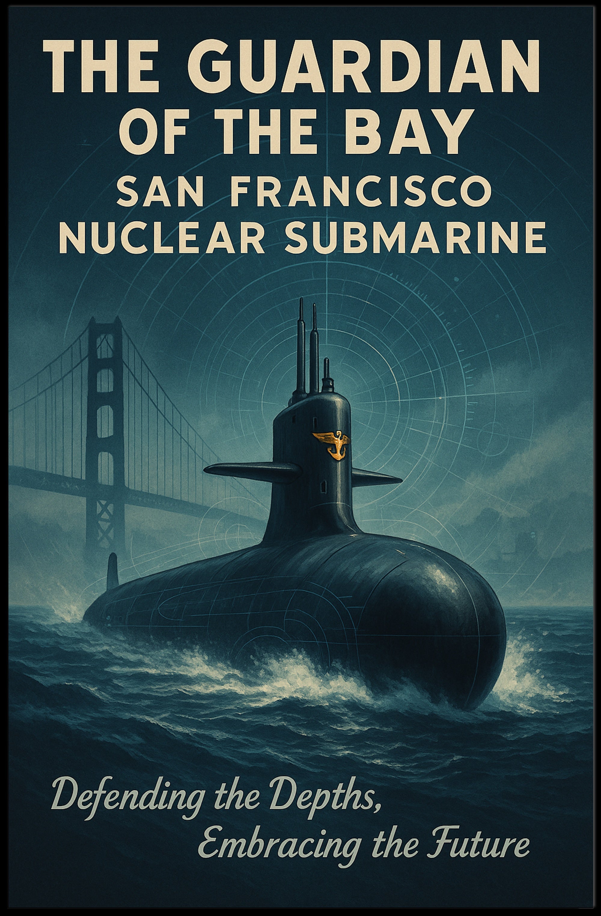 Guardian of the Bay Nuclear Submarine San Francisco Poster PosterGoat