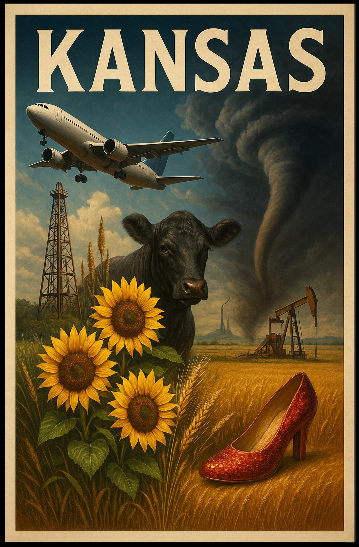 Kansas A Land of Diversity Poster