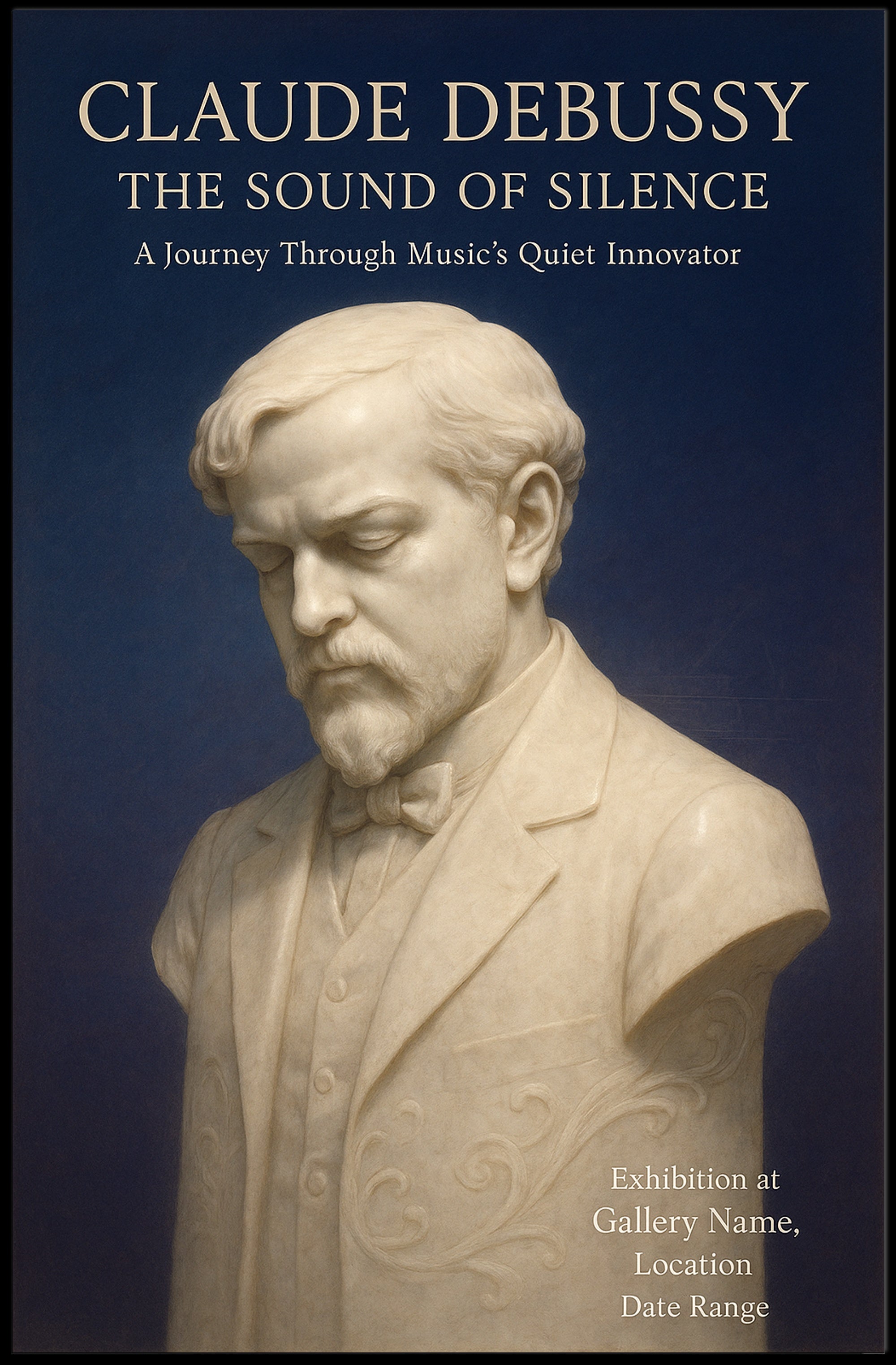 Claude Debussy The Sound of Silence Poster PosterGoat