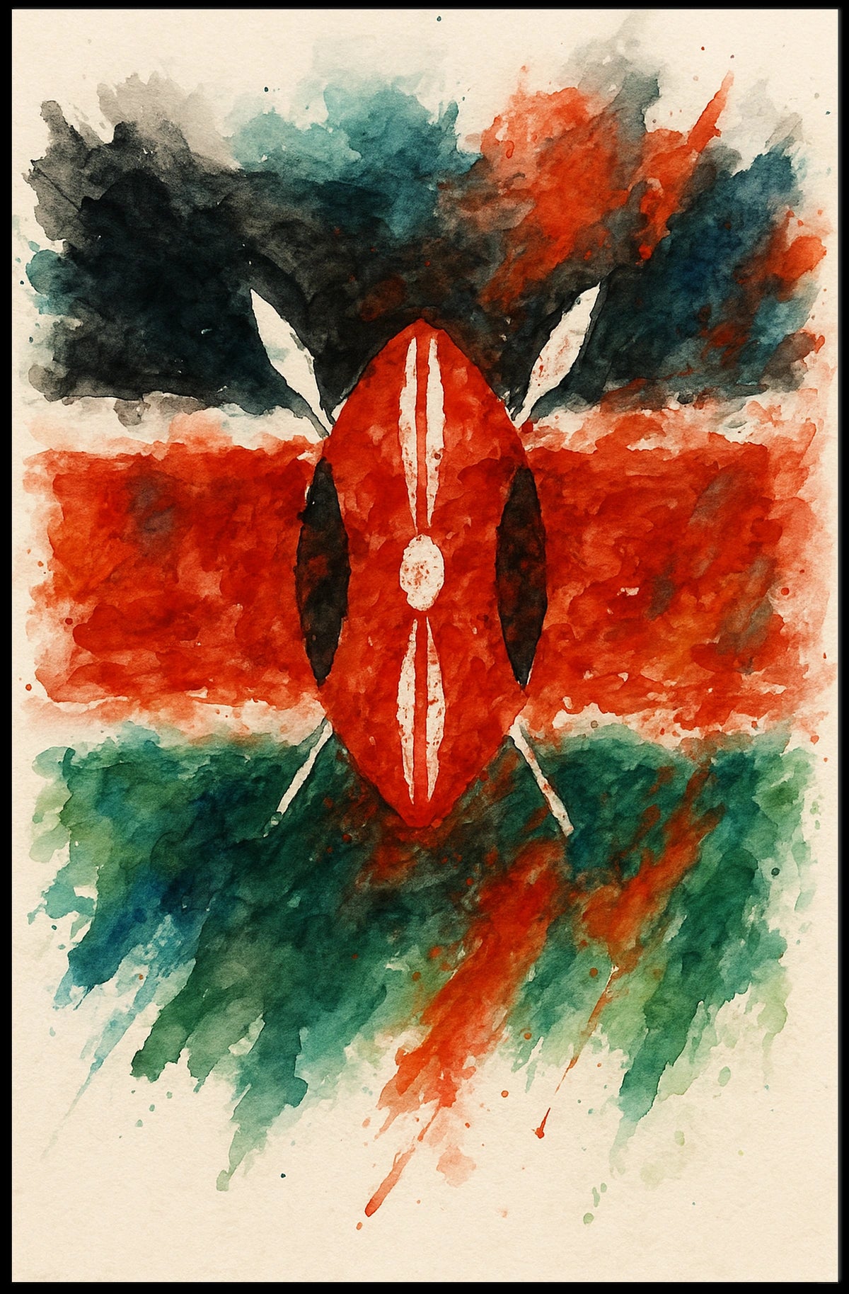 Colors of Kenya Poster