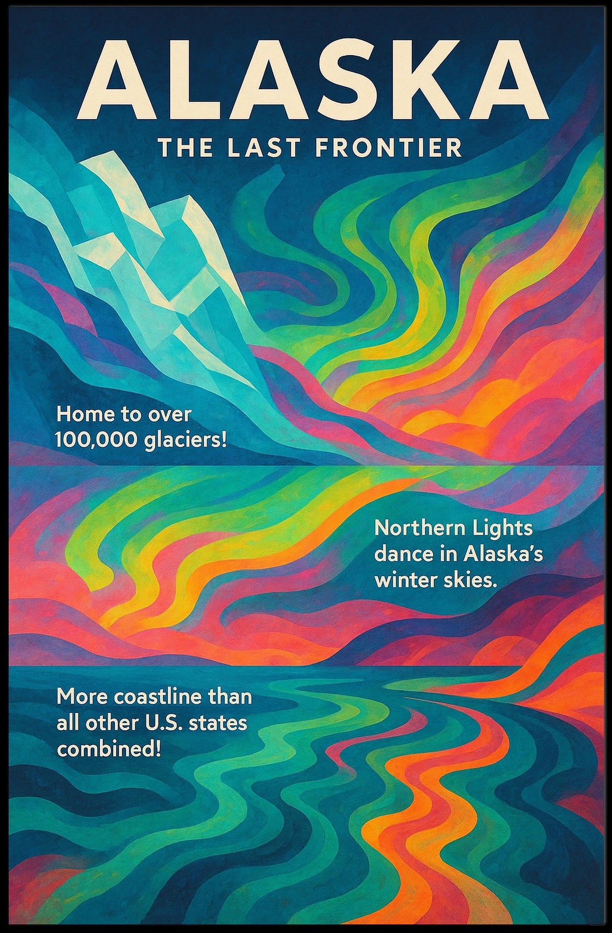 Alaska The Last Frontier Poster