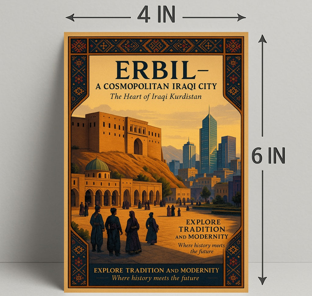 Erbil A Cosmopolitan Iraqi City Poster PosterGoat