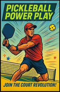 Pickleball Power Play Poster