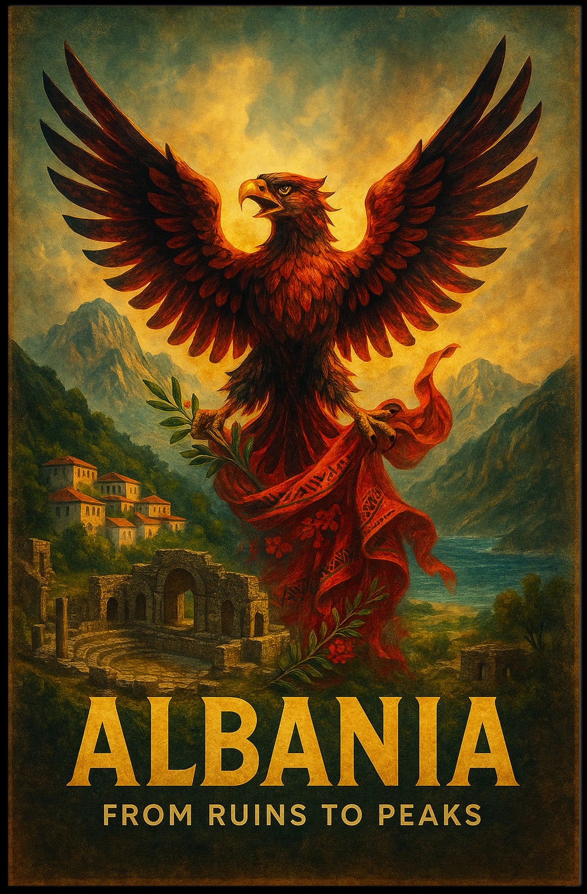 Albania From Ruins to Peaks Poster