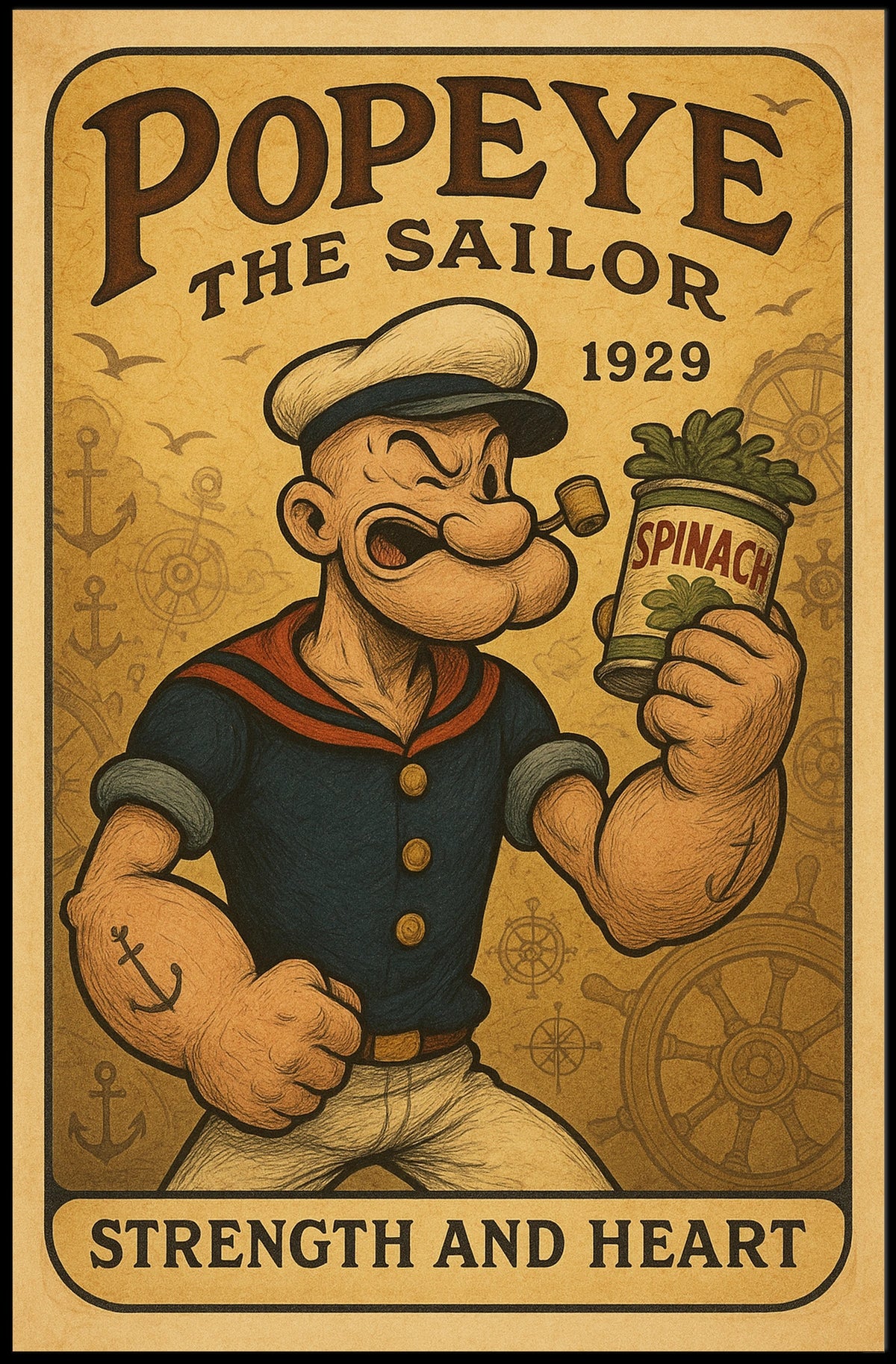 Popeye 1929 Art Poster POP-71