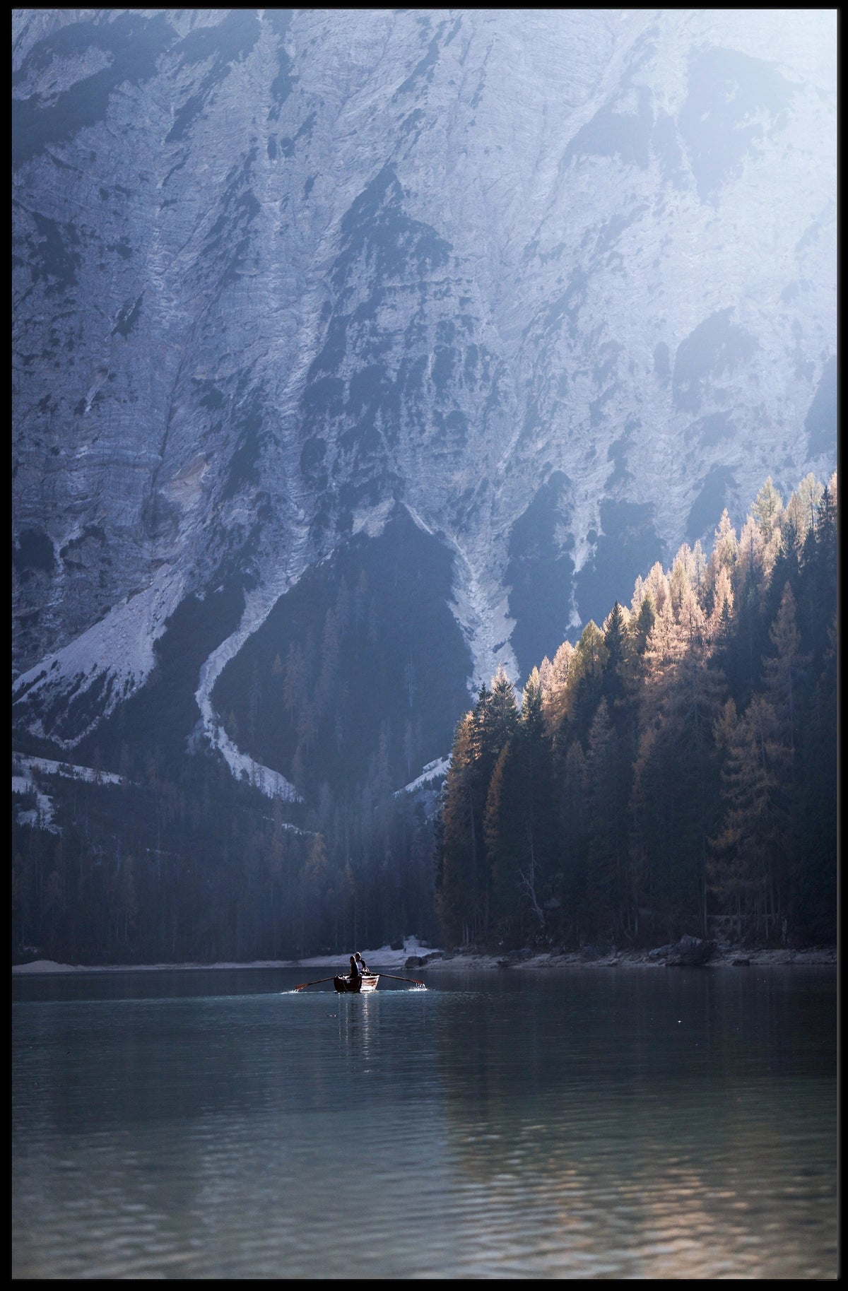 Tranquil Mountain Lake Poster