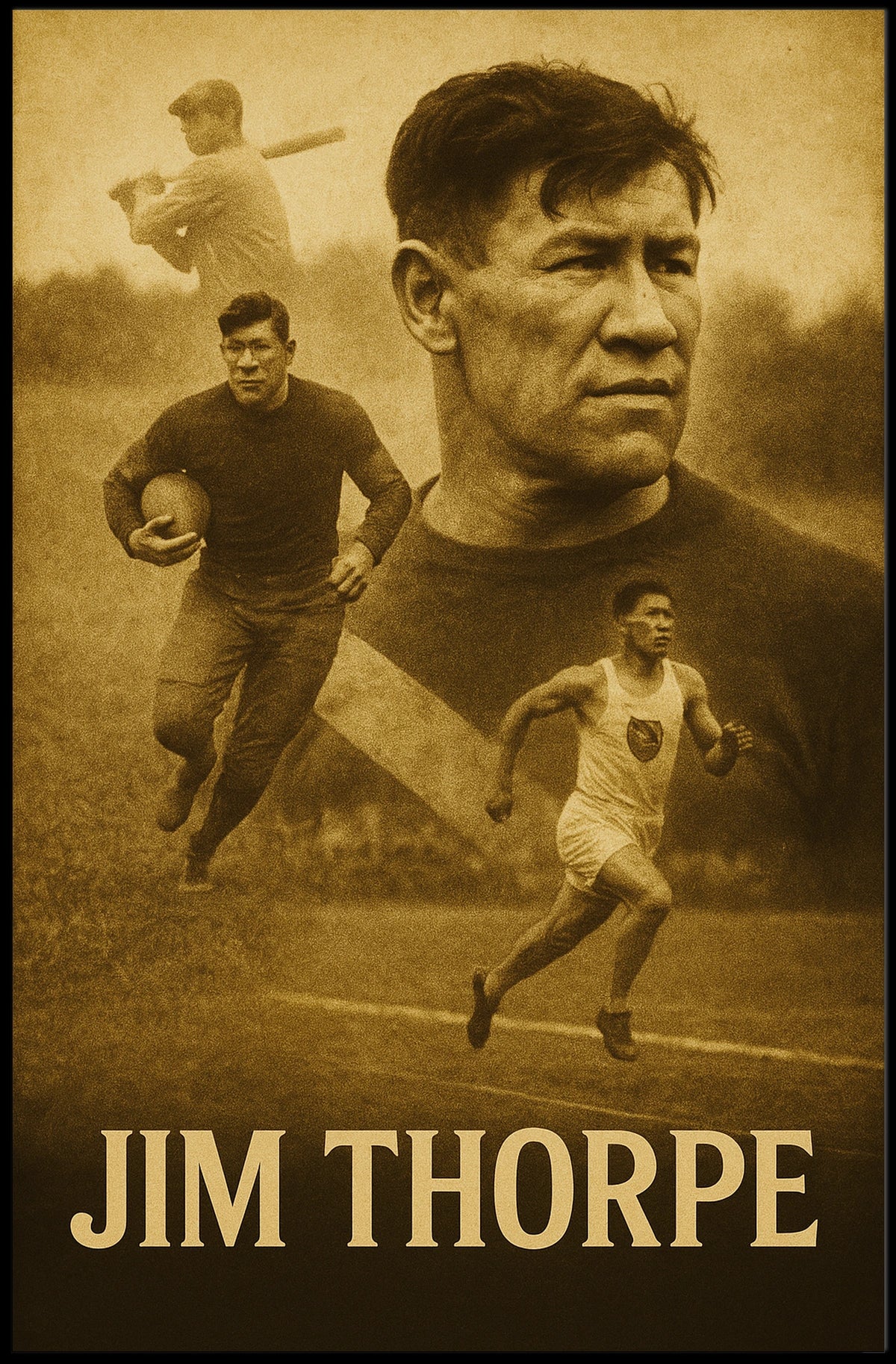 Jim Thorpe A Legendary Athlete Poster