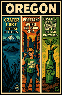 Discover Oregon Poster