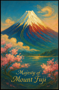 Majesty of Mount Fuji Poster
