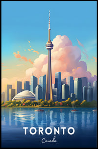 Toronto Skyline Poster