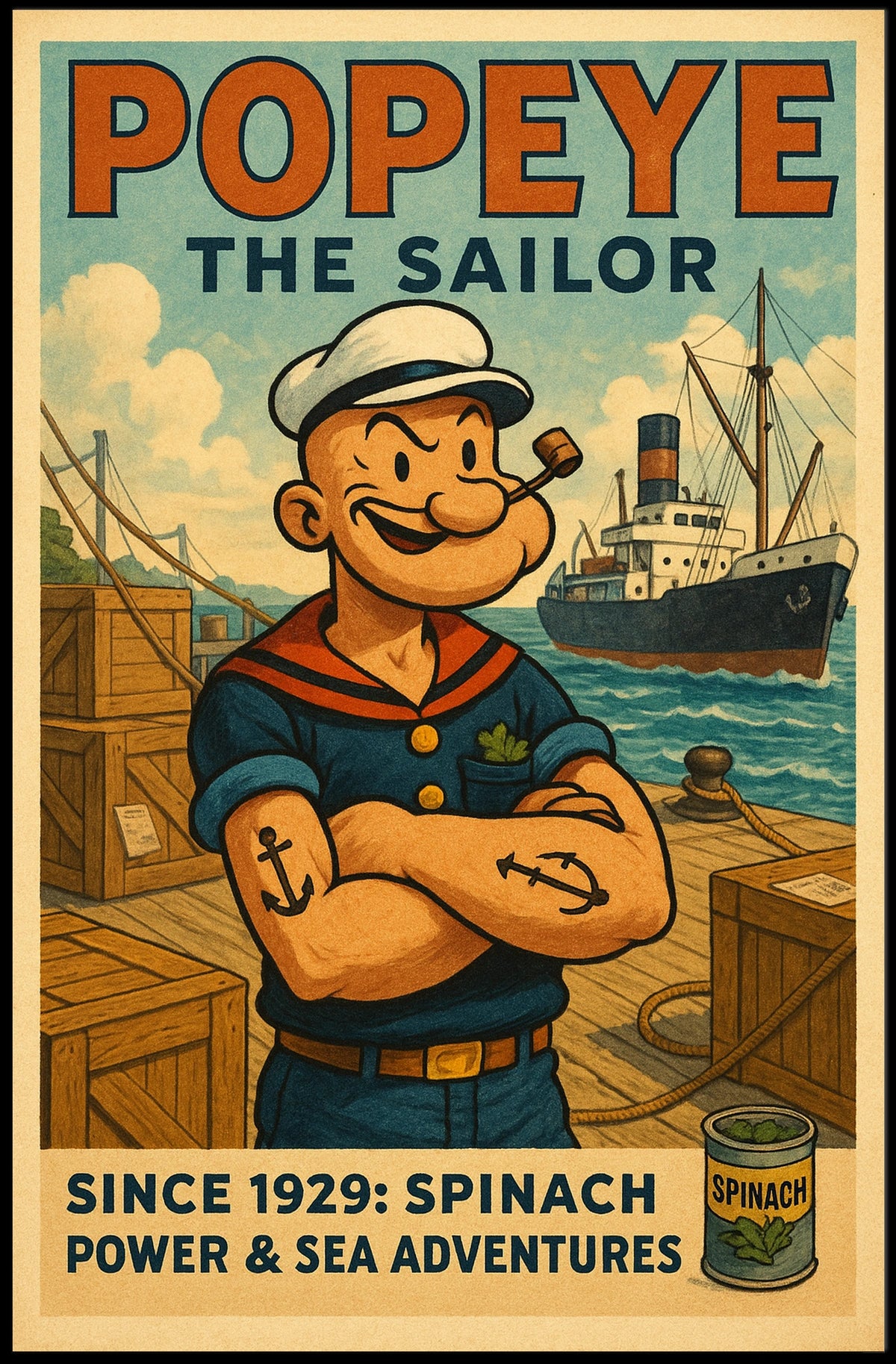 Popeye 1929 Art Poster POP-205