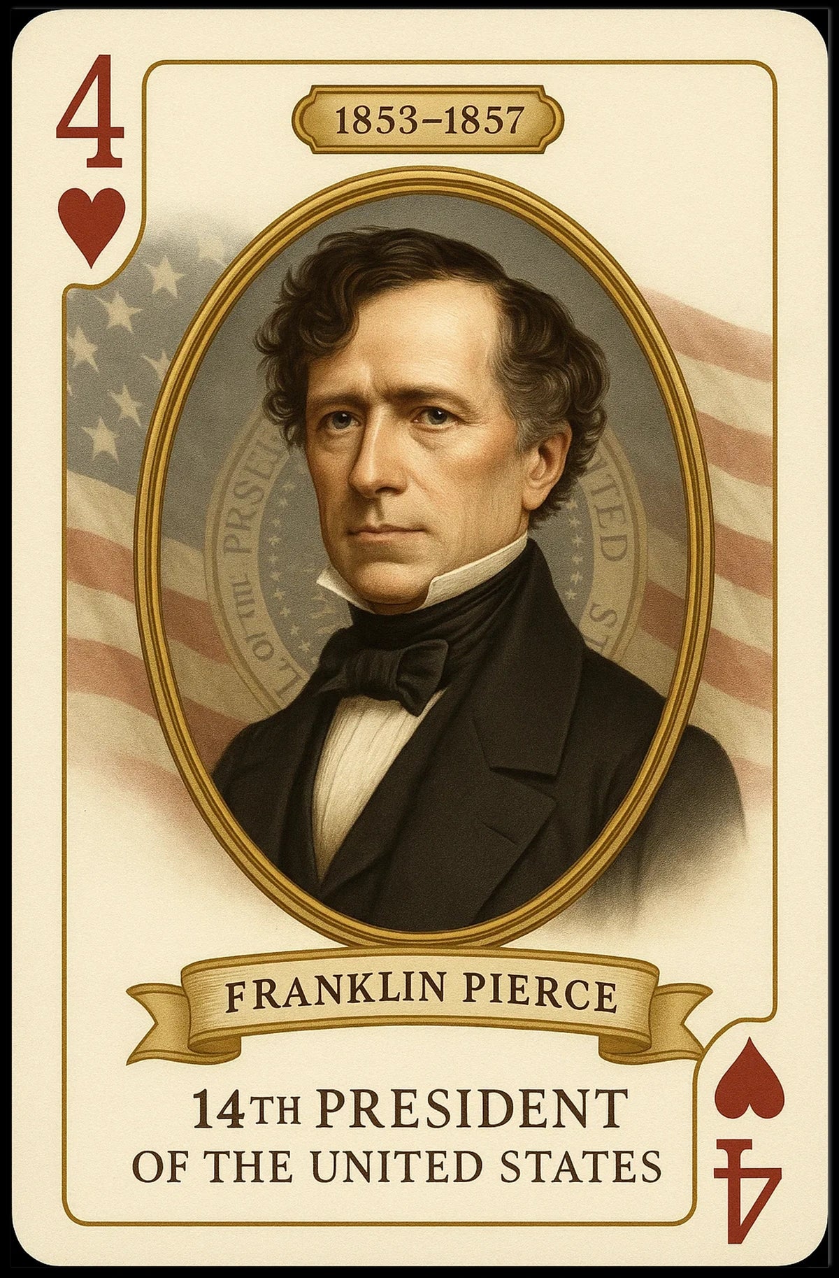 Franklin Pierce 14th President Poster