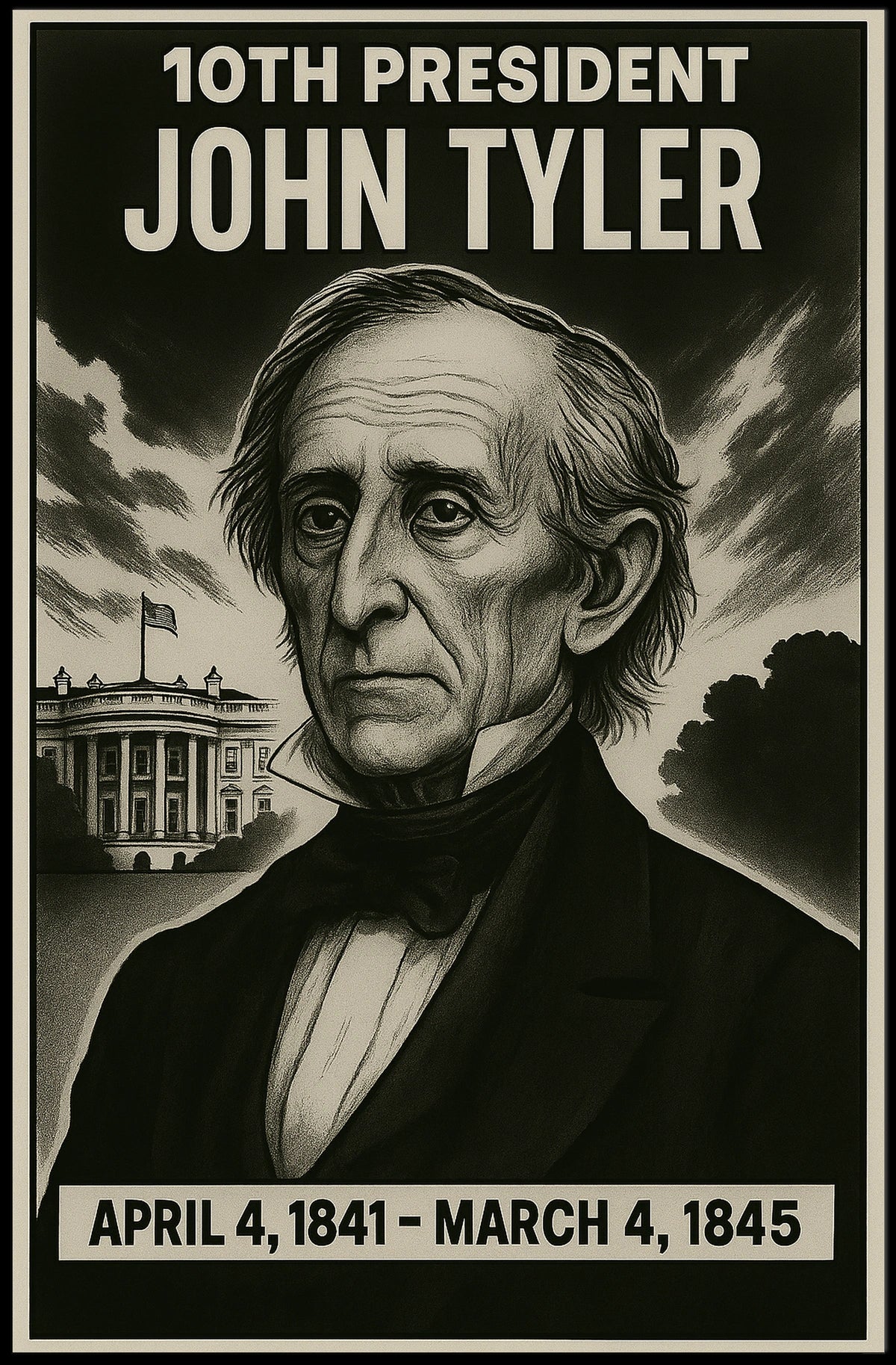 John Tyler 10Th President Poster