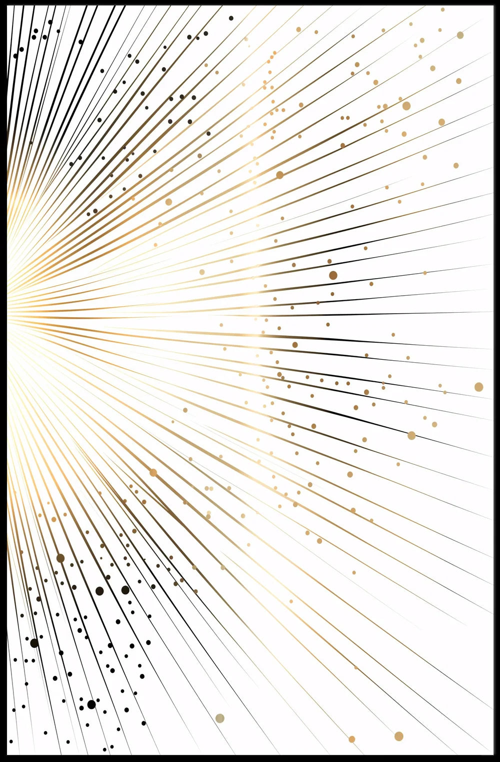 Vintage Cityscape Skyscrapers Art Deco Poster