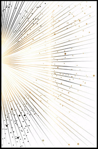 Vintage Cityscape Skyscrapers Art Deco Poster