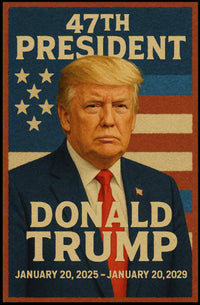 Donald Trump 47th President Poster