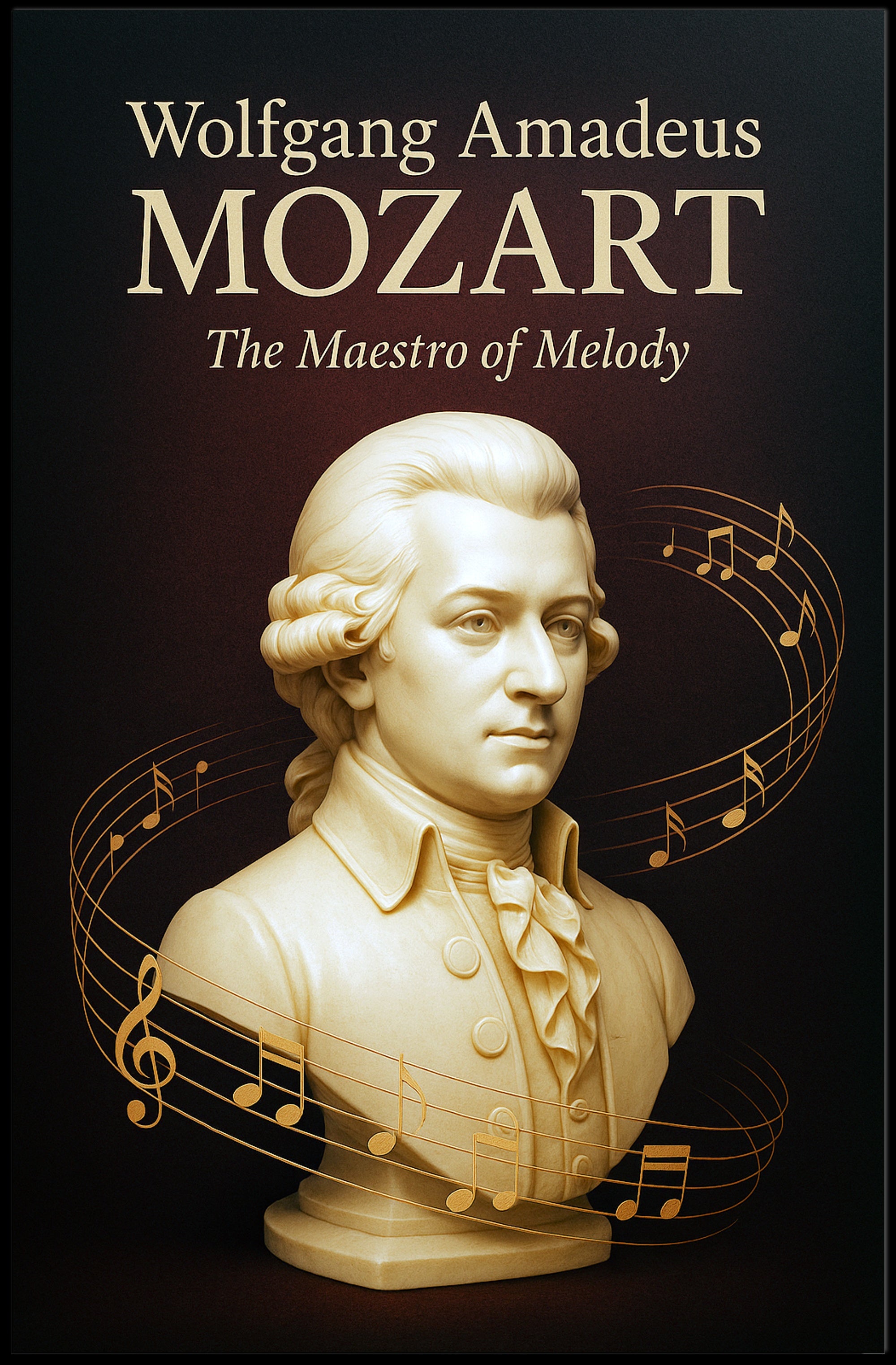 Wolfgang Amadeus Mozart The Maestro of Melody Poster PosterGoat