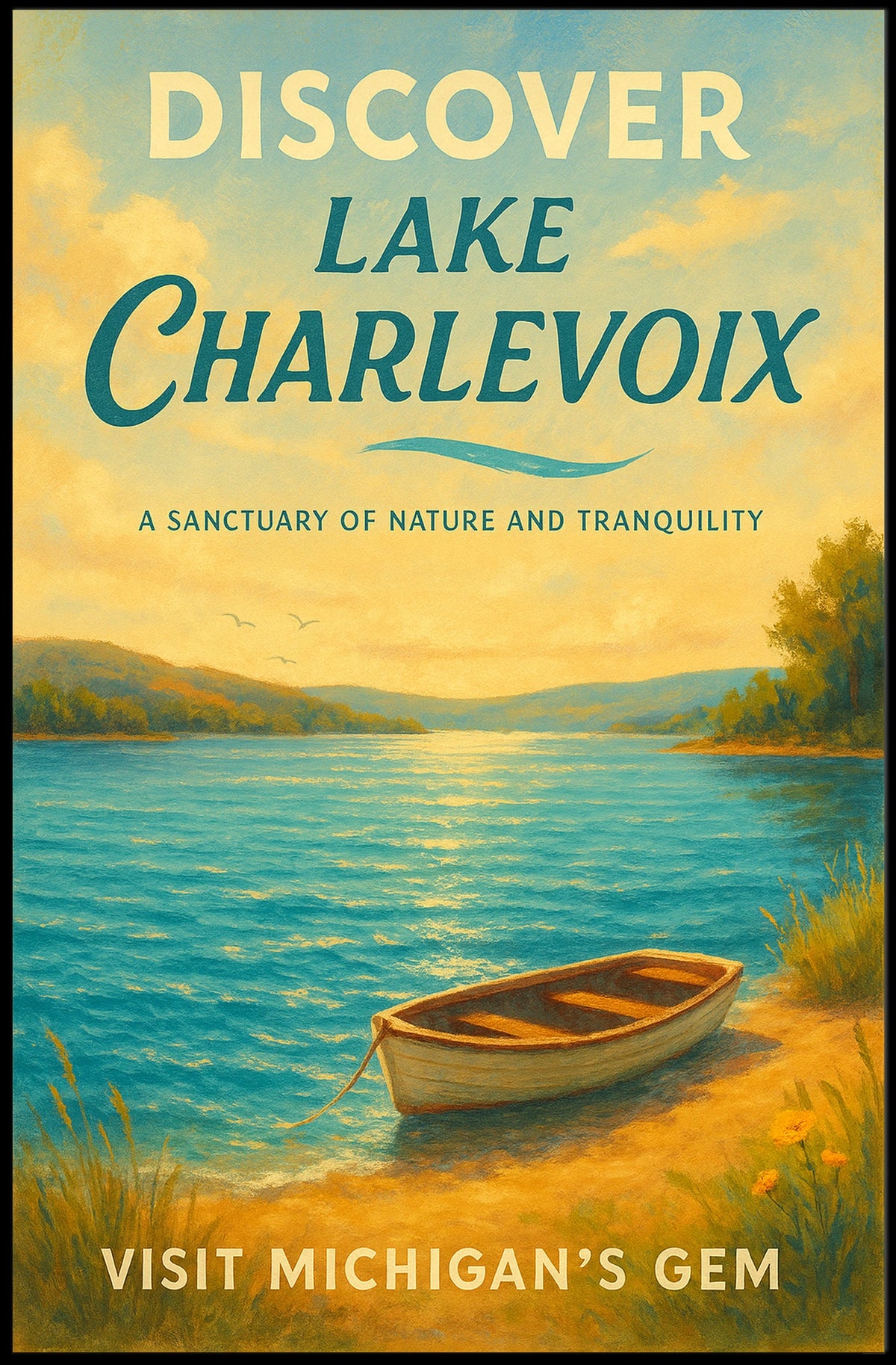 Discover Lake Charlevoix Poster