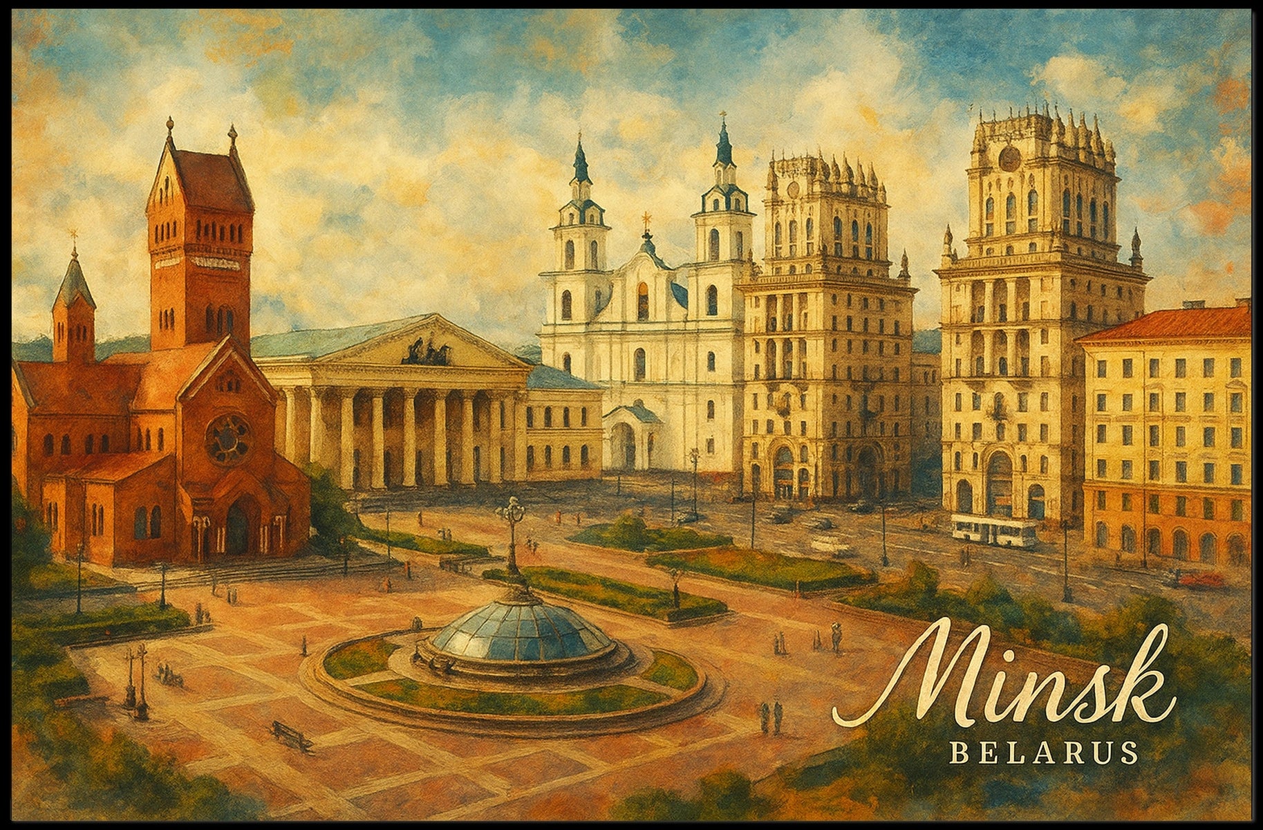 Minsk, Belarus Poster