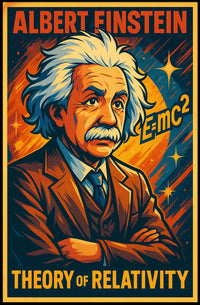 Albert Einstein Theory Of Relativity Poster