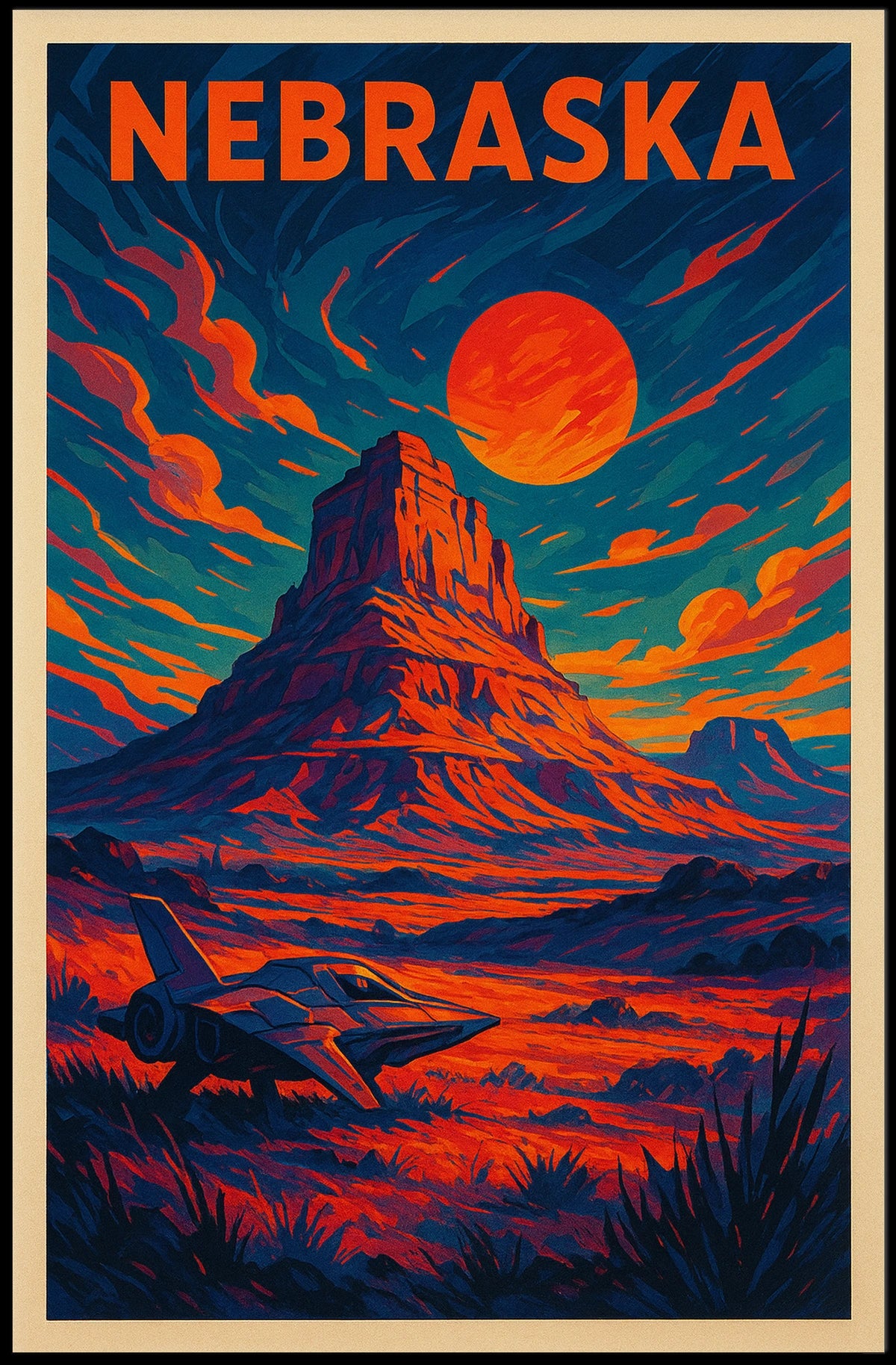 Nebraska Dreamscape Poster