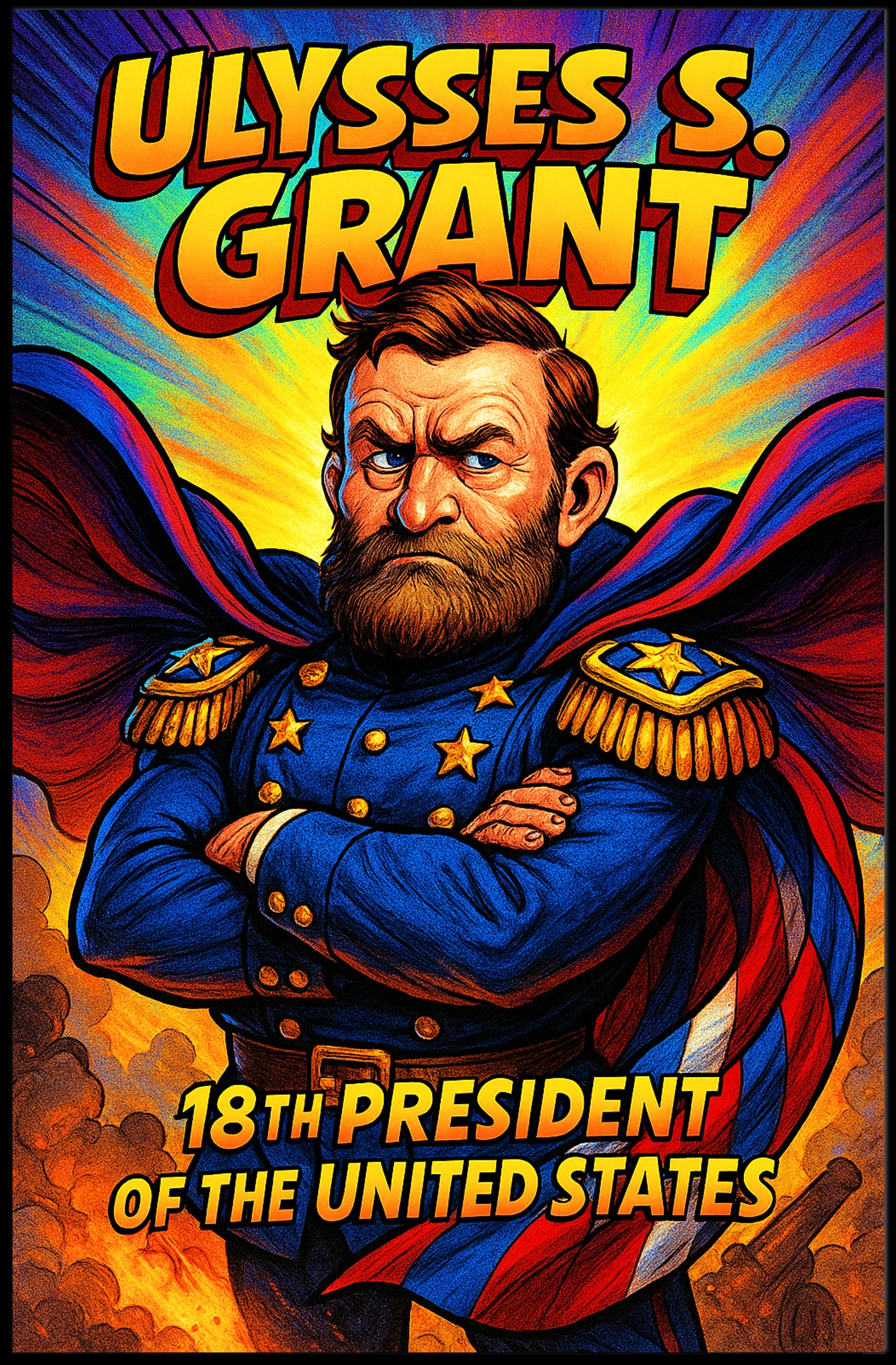 Ulysses S. Grant 18th President Poster PosterGoat