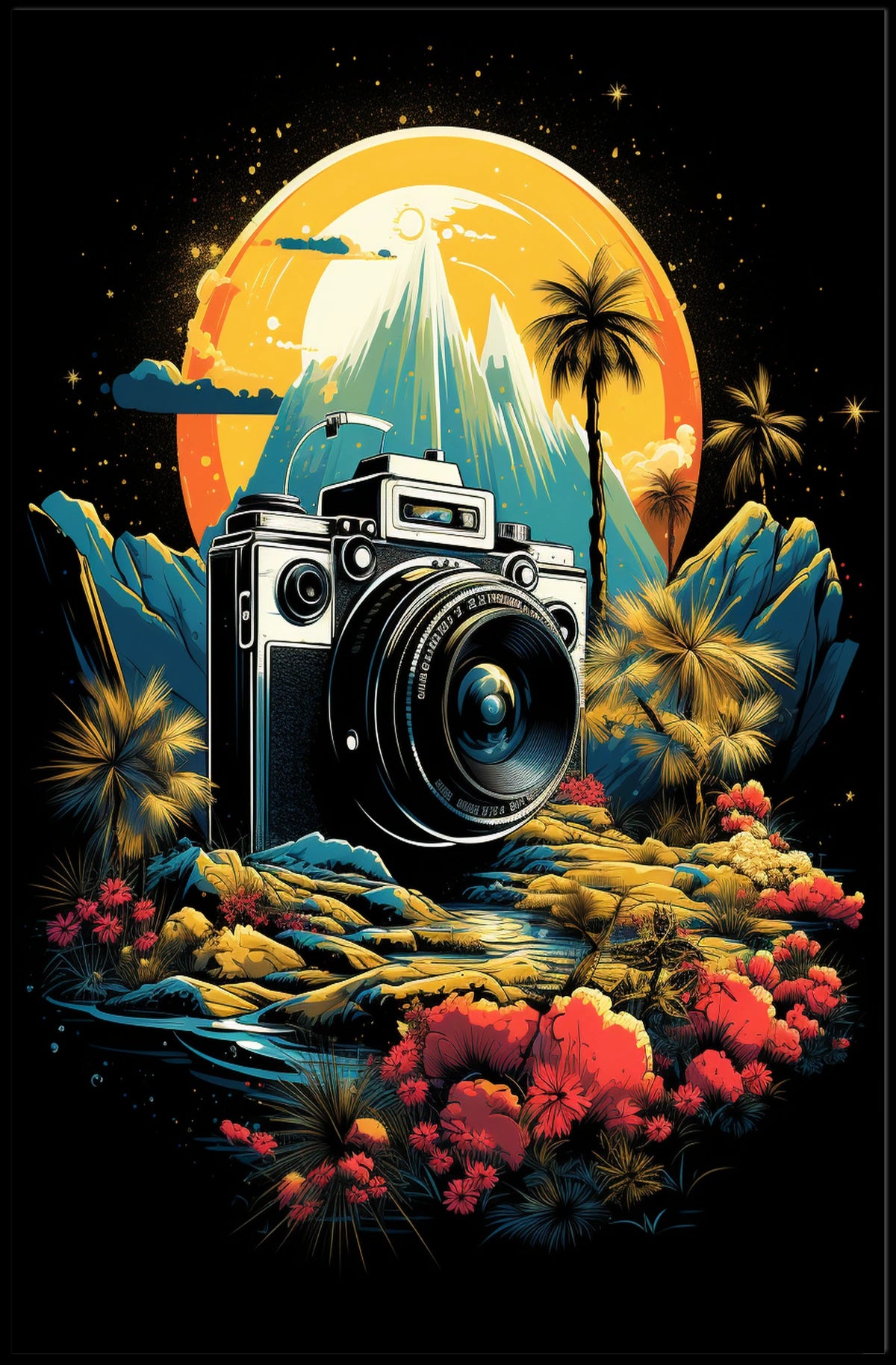 Celestial Capture Poster