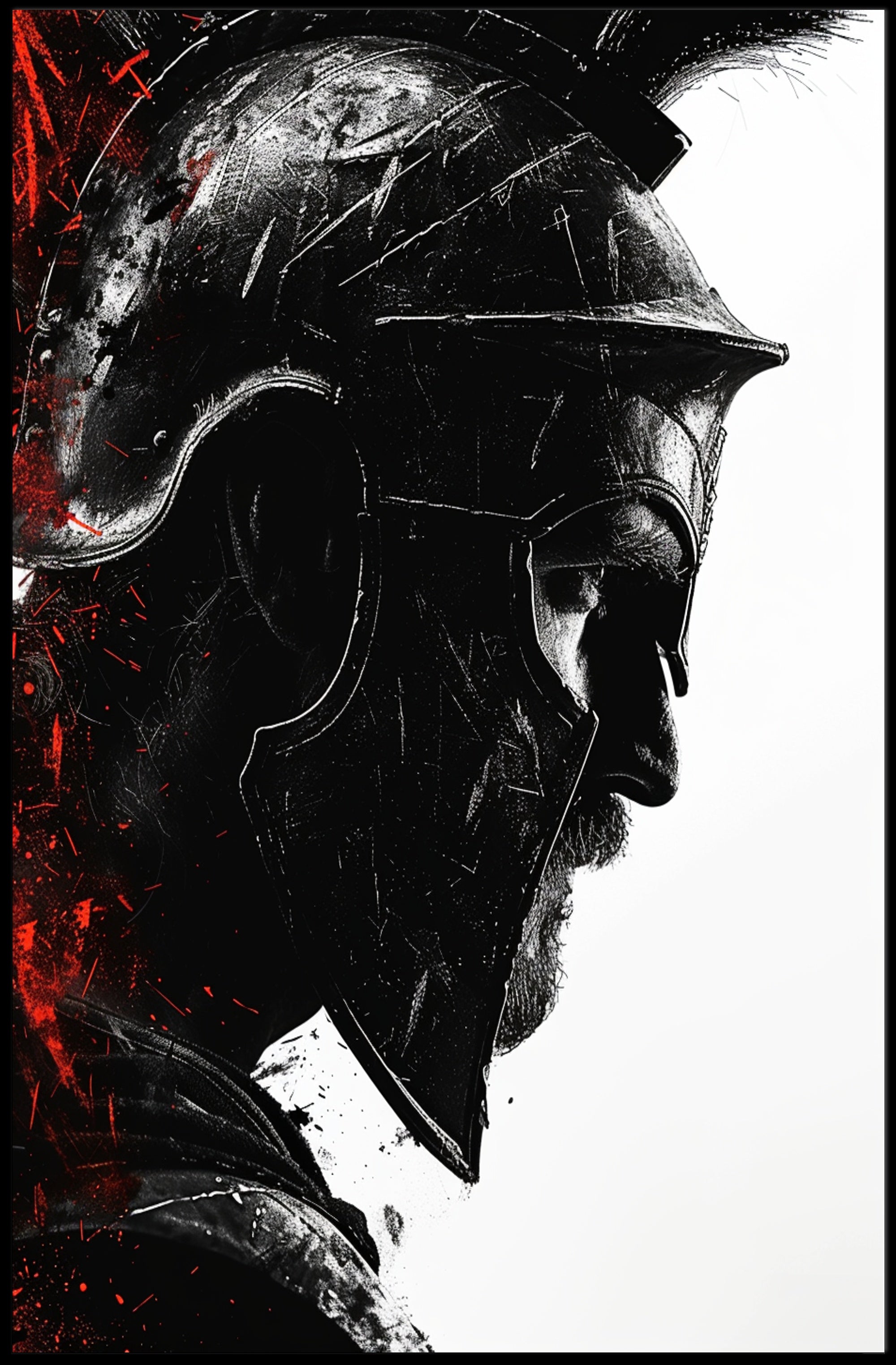 Warrior's Resolve Poster PosterGoat