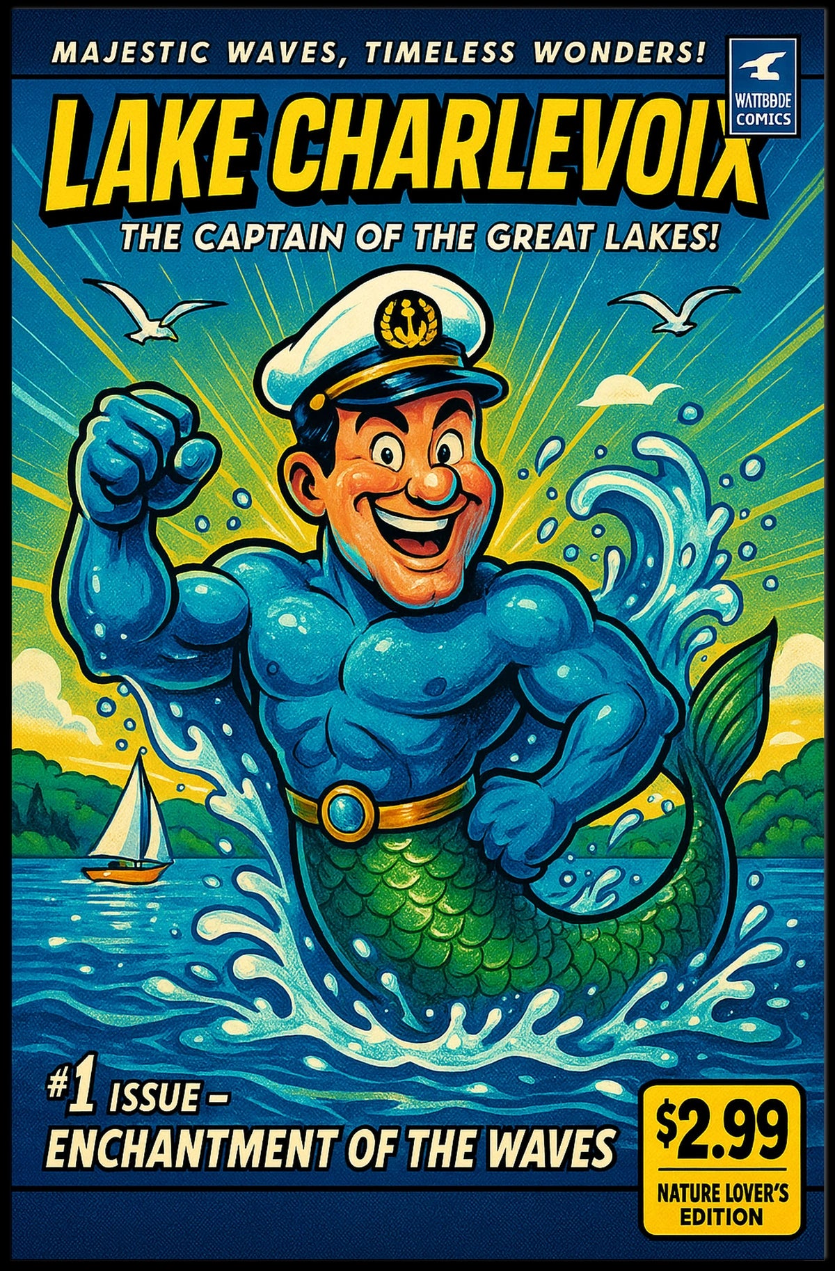 Lake Charlevoix The Captain Of The Poster
