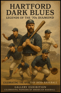 Hartford Dark Blues Legends of the 70s Diamond Poster