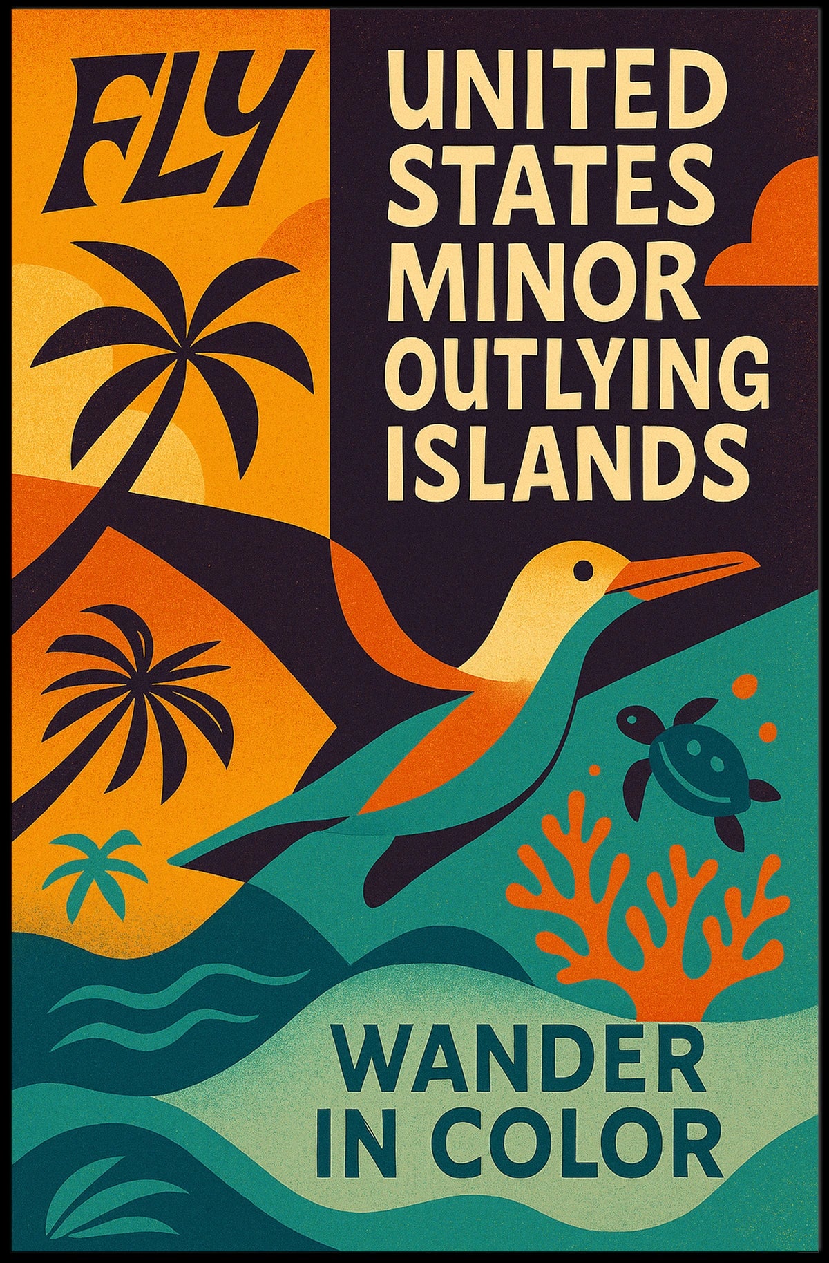 Explore the United States Minor Outlying Islands Poster