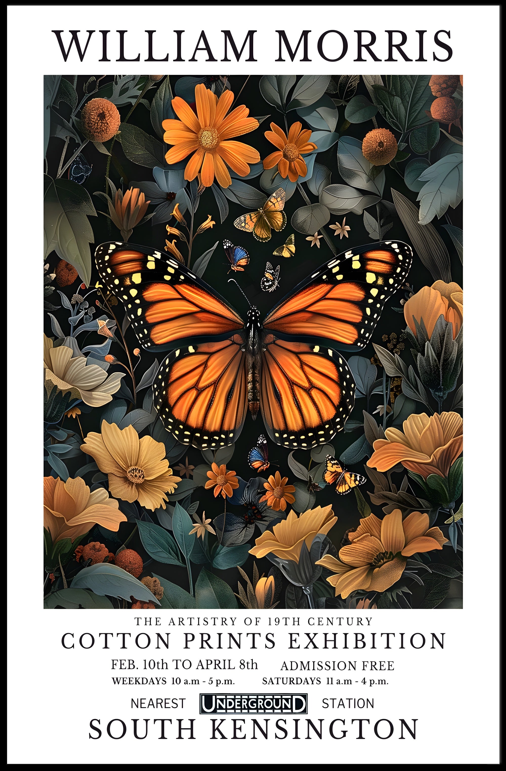 William Morris Floral Art Print Artistic Poster