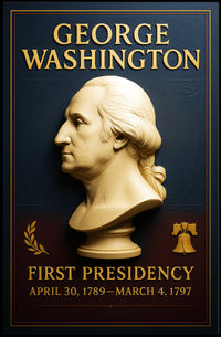 George Washington First President Poster PosterGoat