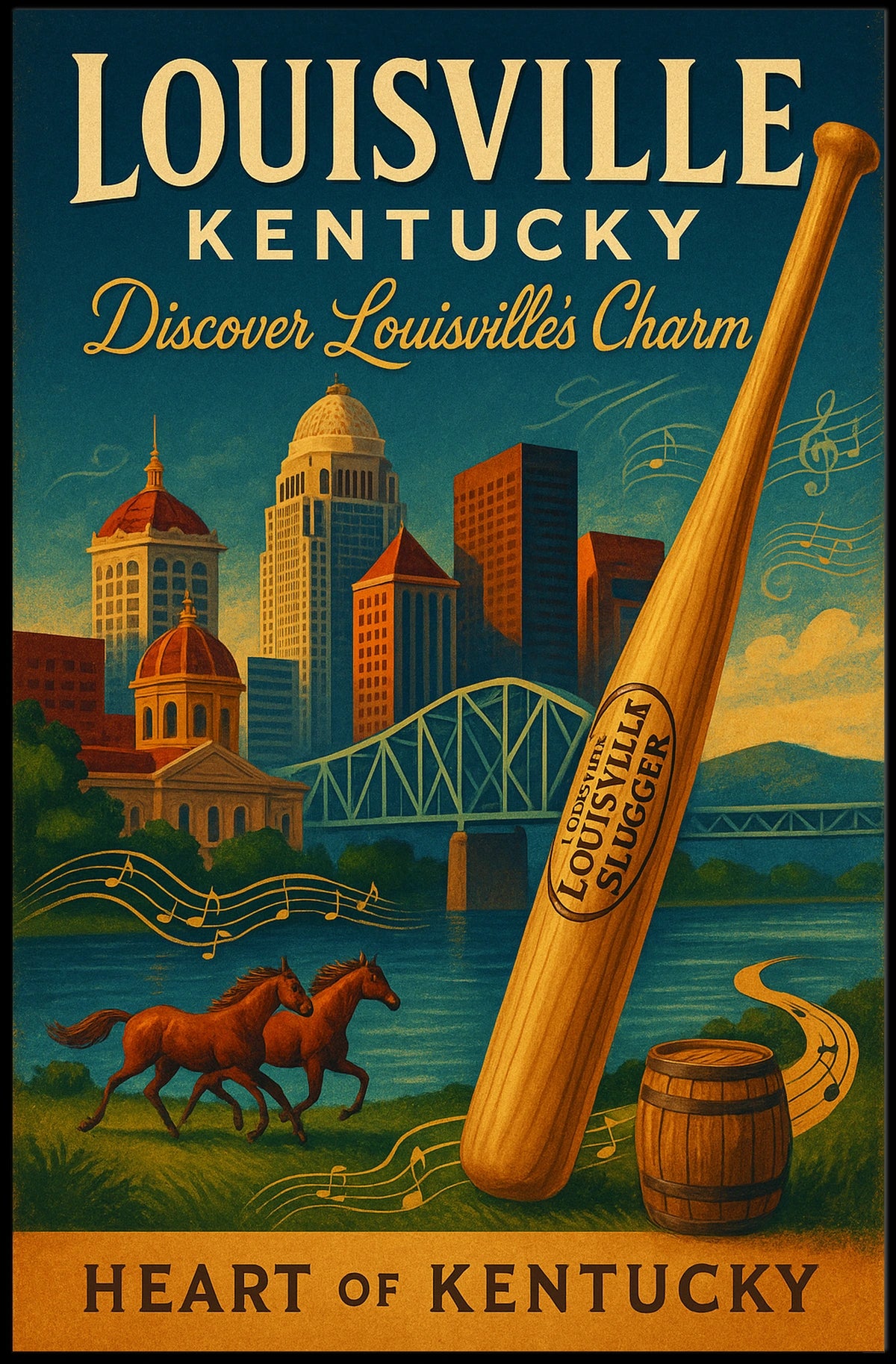 Discover LouisvilleS Charm Poster