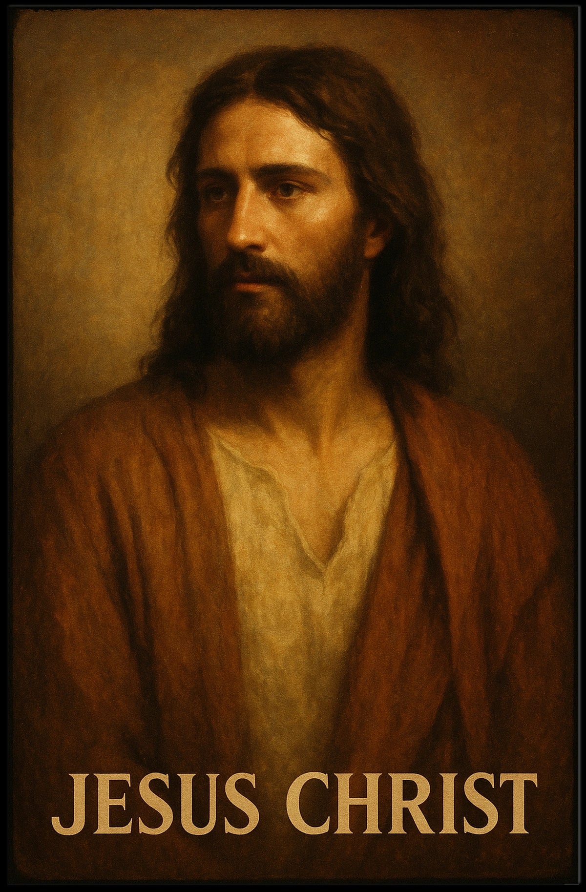 Jesus Christ Portrait Poster
