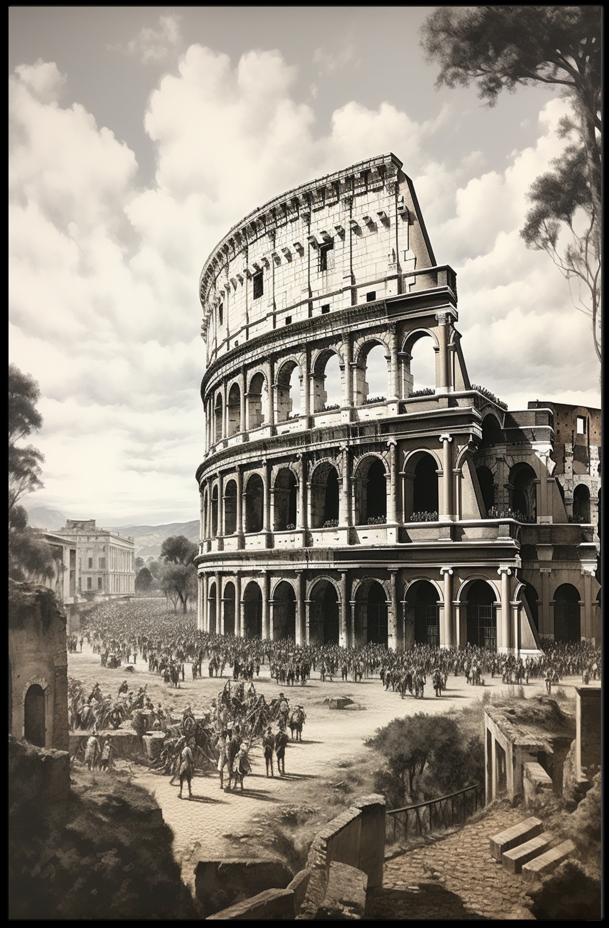 The Colosseum In Ancient Rome Poster