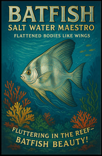 Batfish Salt Water Maestro Poster