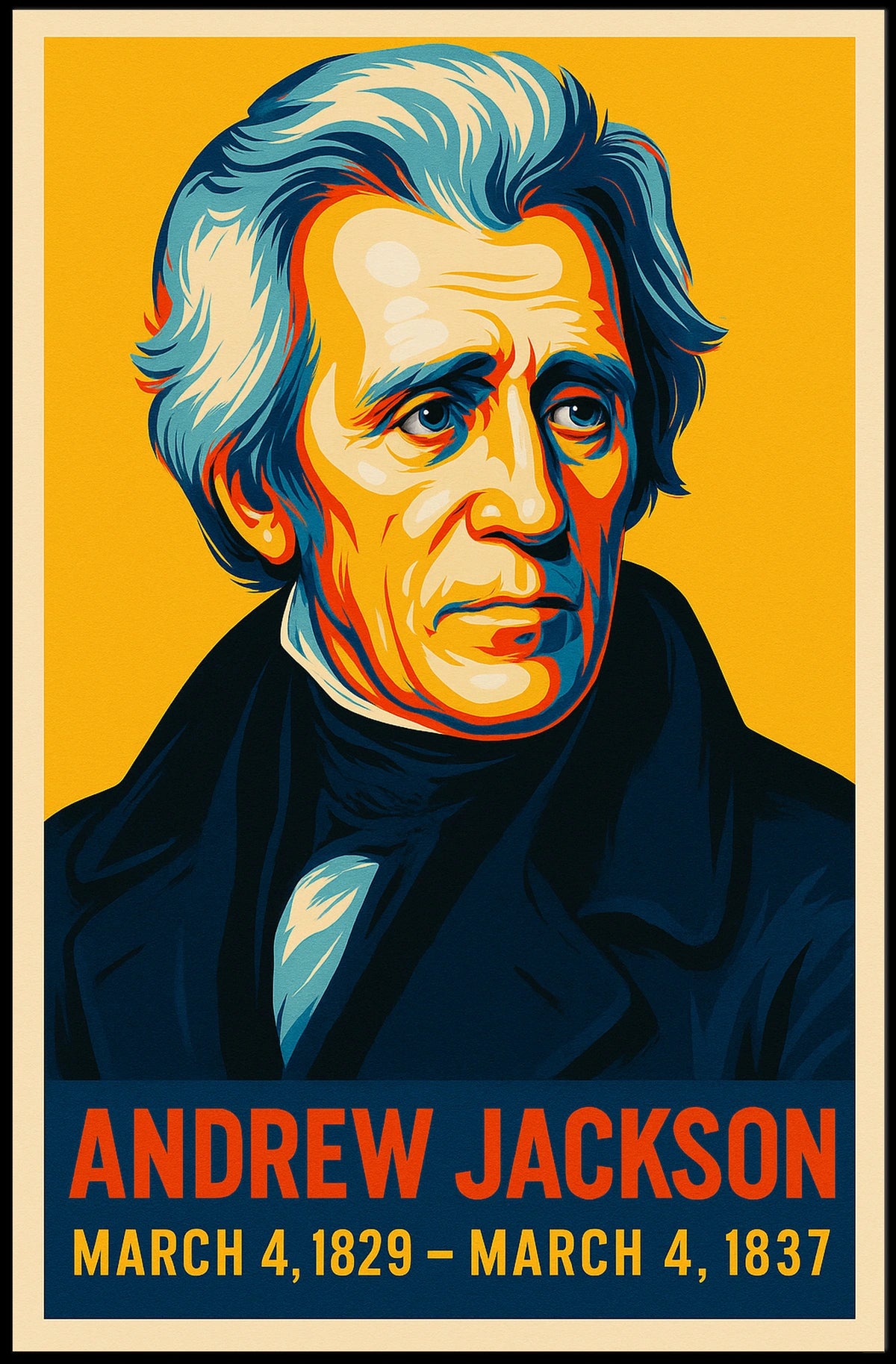Andrew Jackson 7Th President Poster