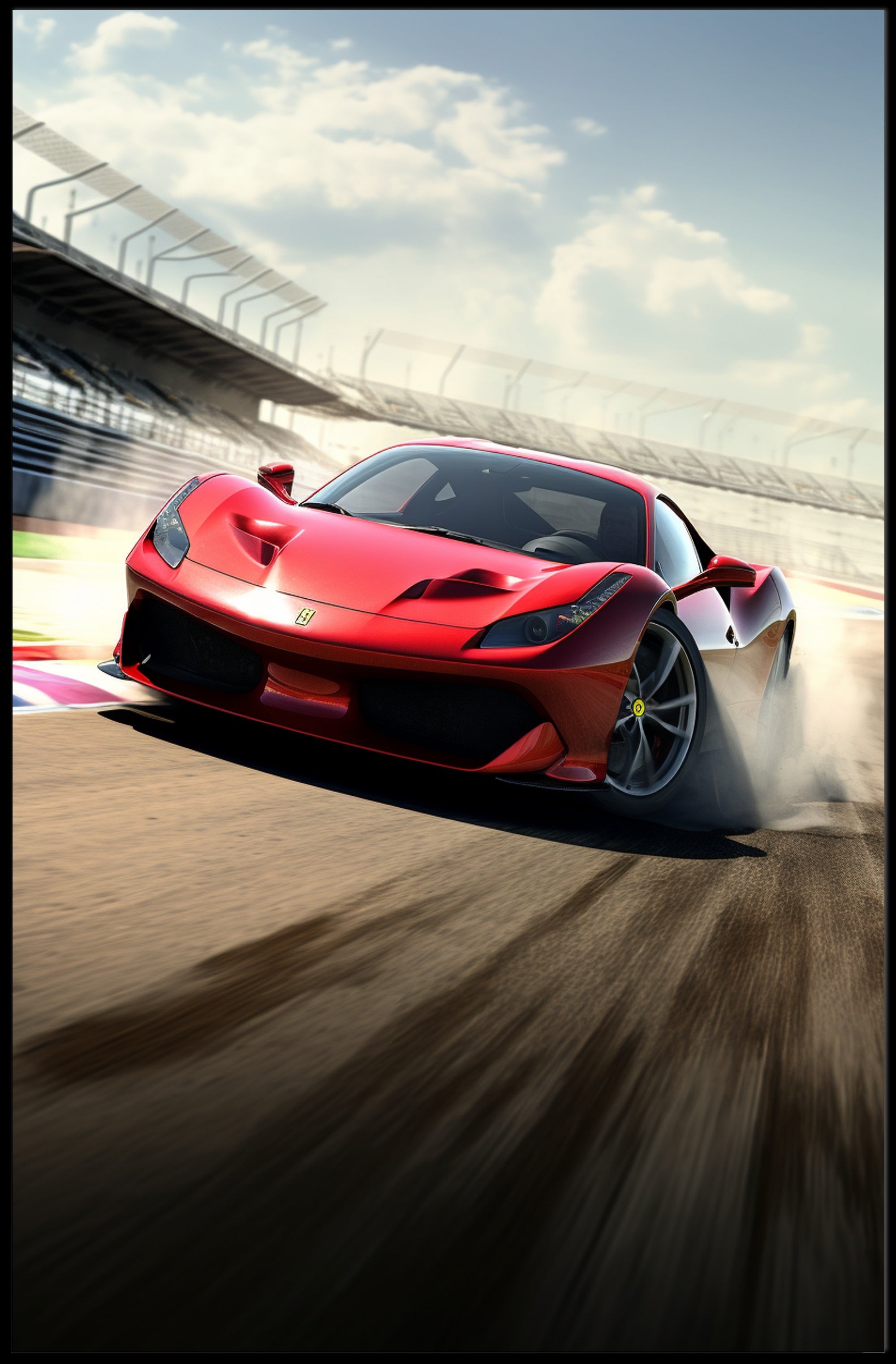 Thrill of the Track Poster PosterGoat