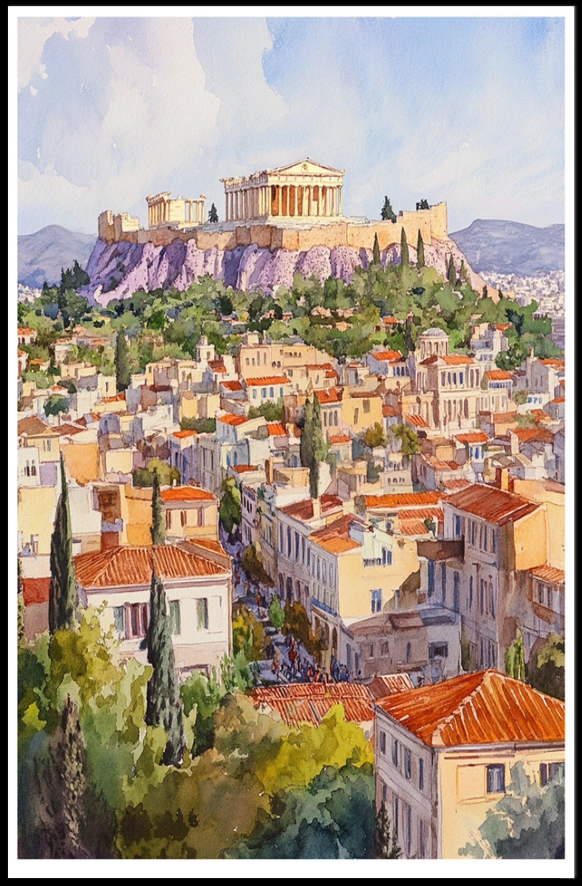 Athenian Horizon Poster PosterGoat
