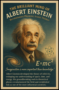 The Brilliant Mind of Albert Einstein Poster