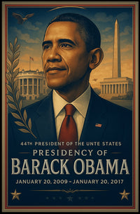 Obama Presidential Legacy 2009-2017 Historical or Presidential Poster
