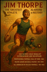 Celebrating a Multifaceted Athlete Poster