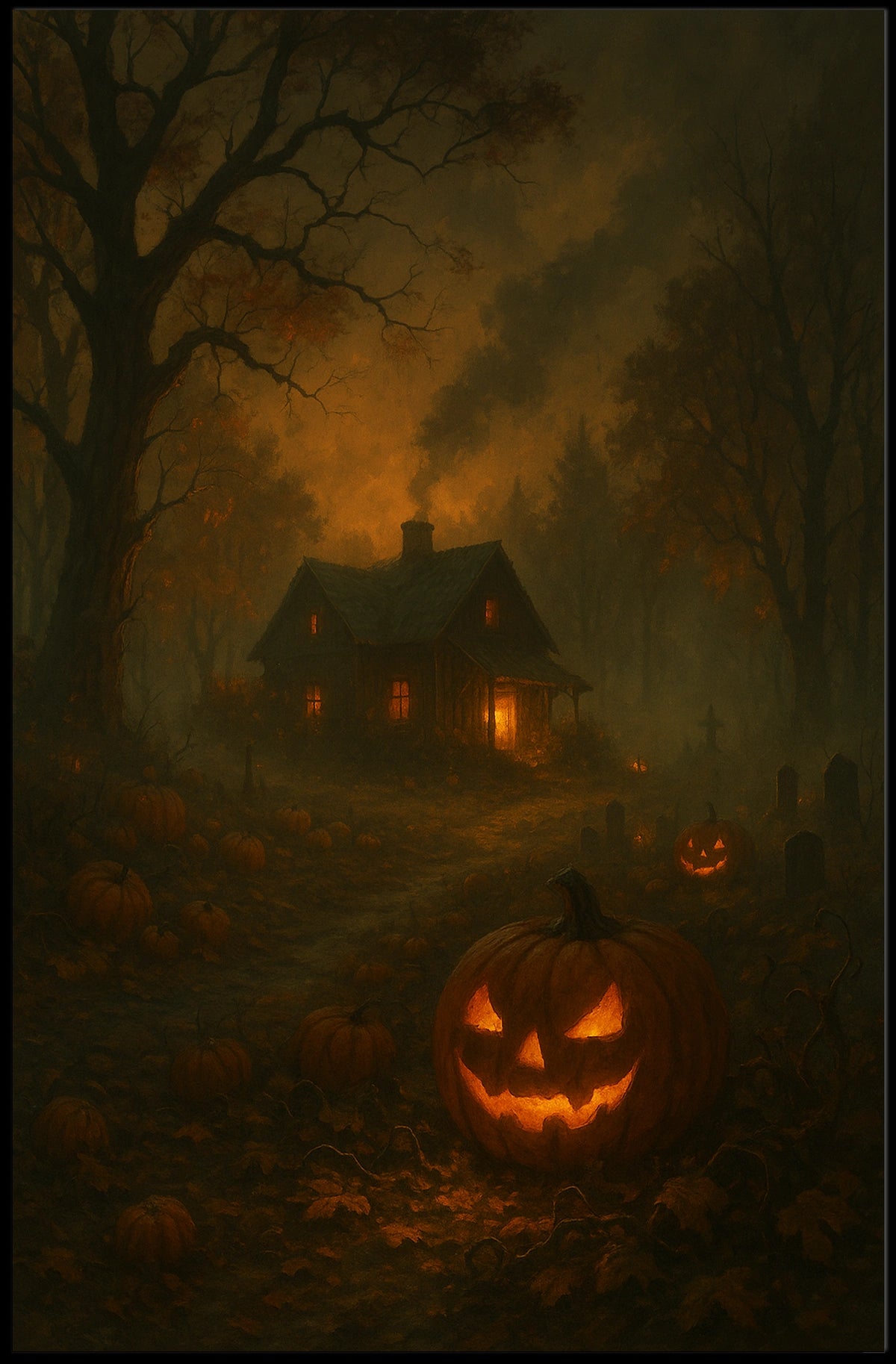 Haunted Harvest Night Poster